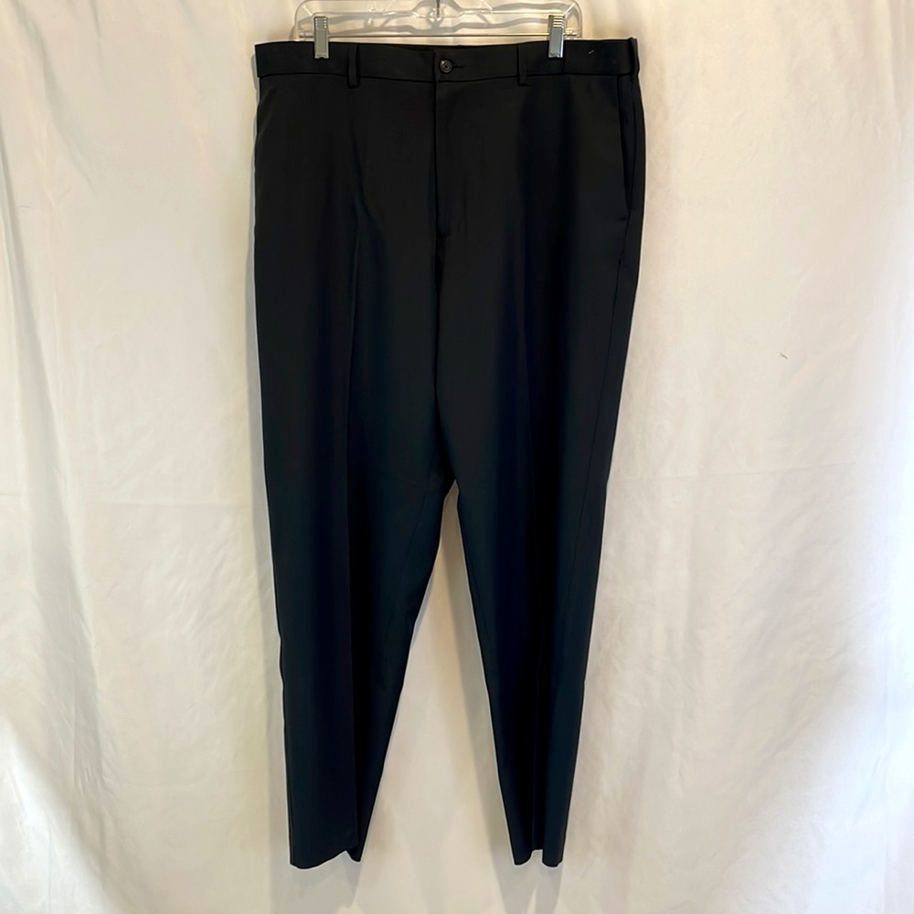PGA TOUR black adjustable waist flat front pant- 38x30